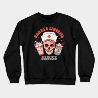 Santa's Favorite Nurse Crewneck Sweatshirt